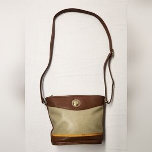 Jane Shilton Clubhouse Collection Vintage 90s Crossbody Bag | Quiet Luxury Brown